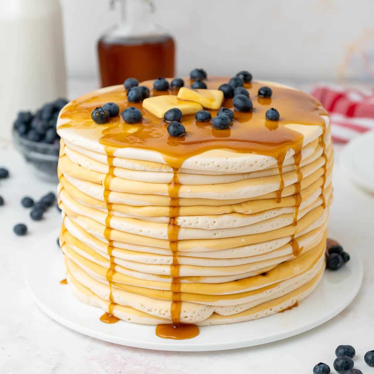 blueberry pancake cake