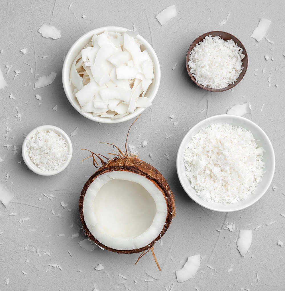 how to sweeten raw coconut flakes