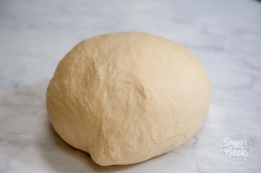 smooth dinner roll dough