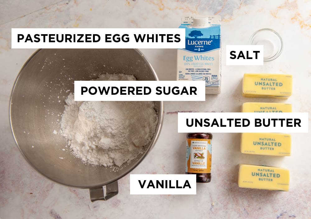 easy buttercream ingredients