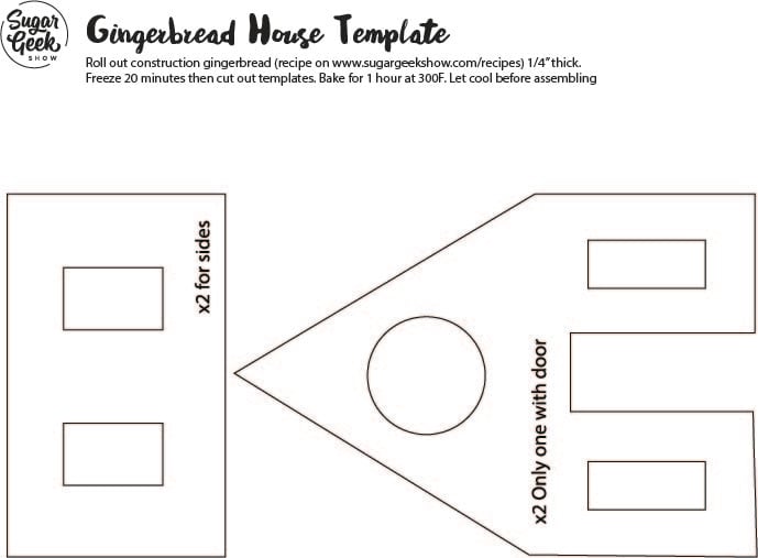 gingerbread house pattern
