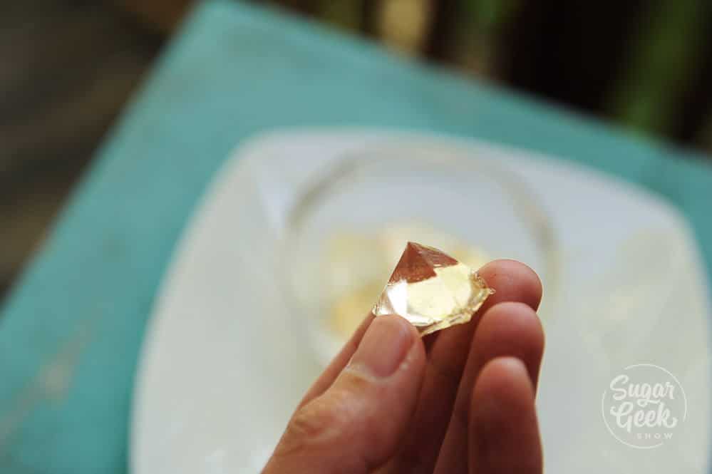 clear gummy diamond