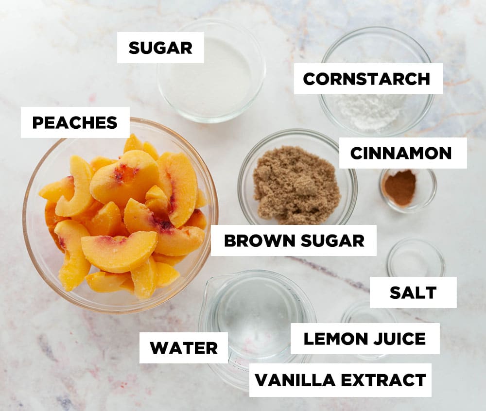 peach filling ingredients