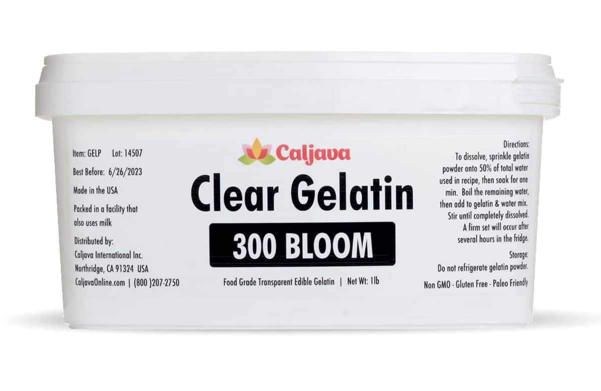 super clear gelatin